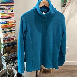 Blue 1/4 snap fleece by ButterFleece